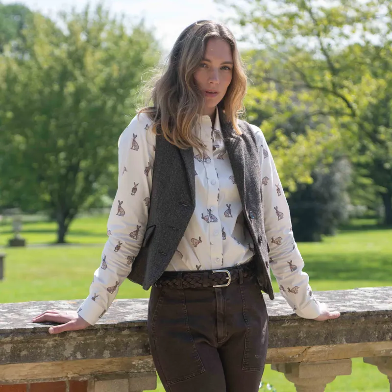 Toggi Harrow Ladies Waistcoat - Russet Tweed-7