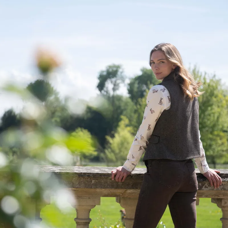 Toggi Harrow Ladies Waistcoat - Russet Tweed-9