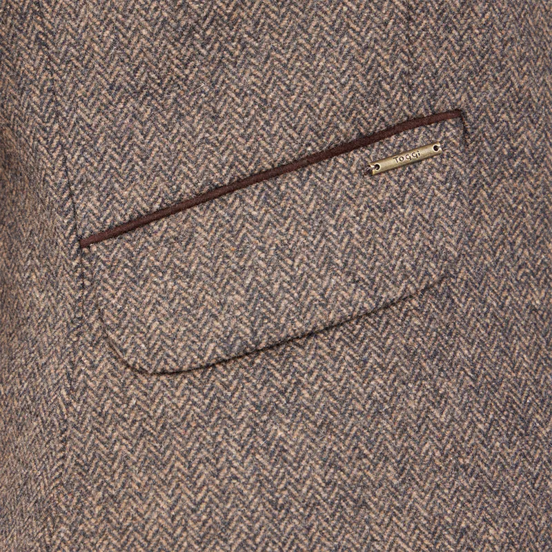 Toggi Harrow Ladies Waistcoat - Russet Tweed-11