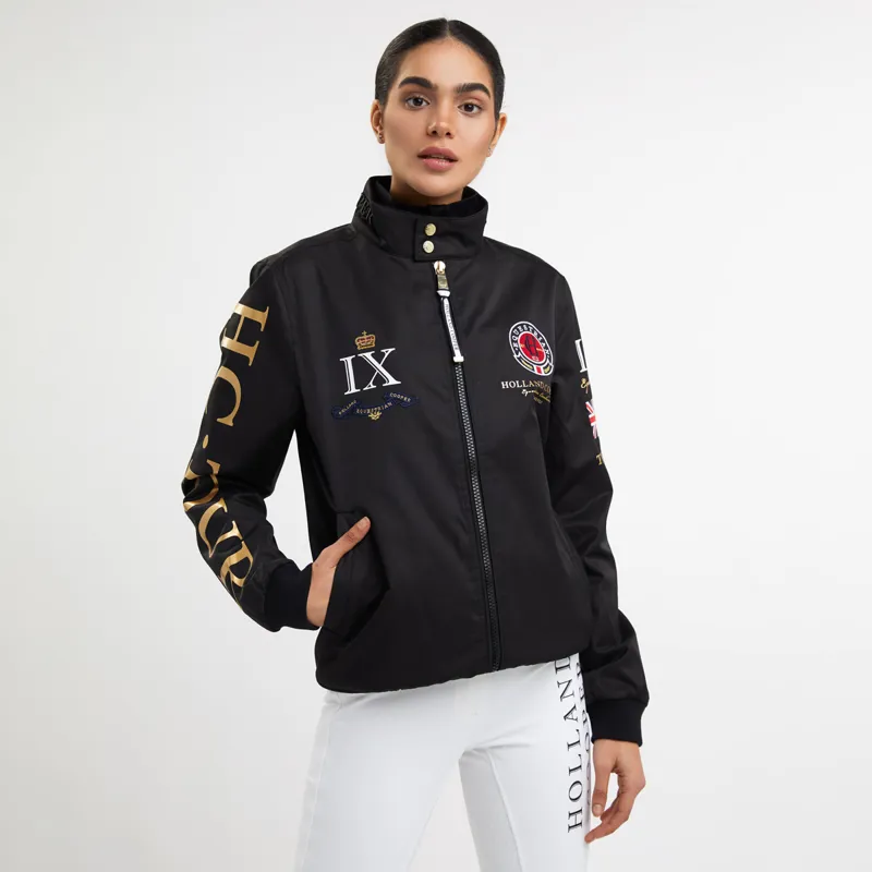 Holland Cooper Equi Harrington Team Unisex Jacket - Black