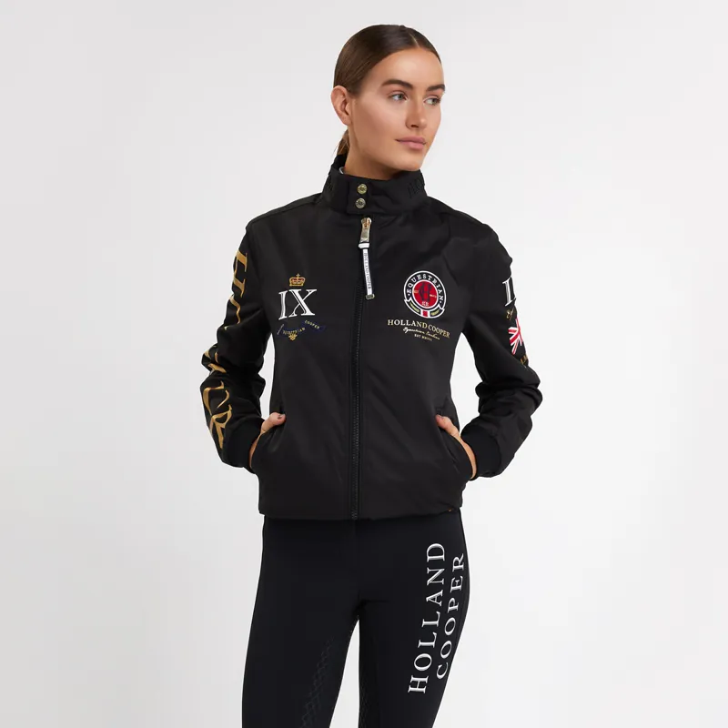 Holland Cooper Equi Harrington Team Unisex Jacket - Black-1