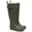 Holland Cooper Regency Sherpa Lined Ladies Wellingtons - Matte Green