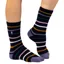 Heat Holders Annika Womens Lite Classic Stripe Crew Socks - Navy