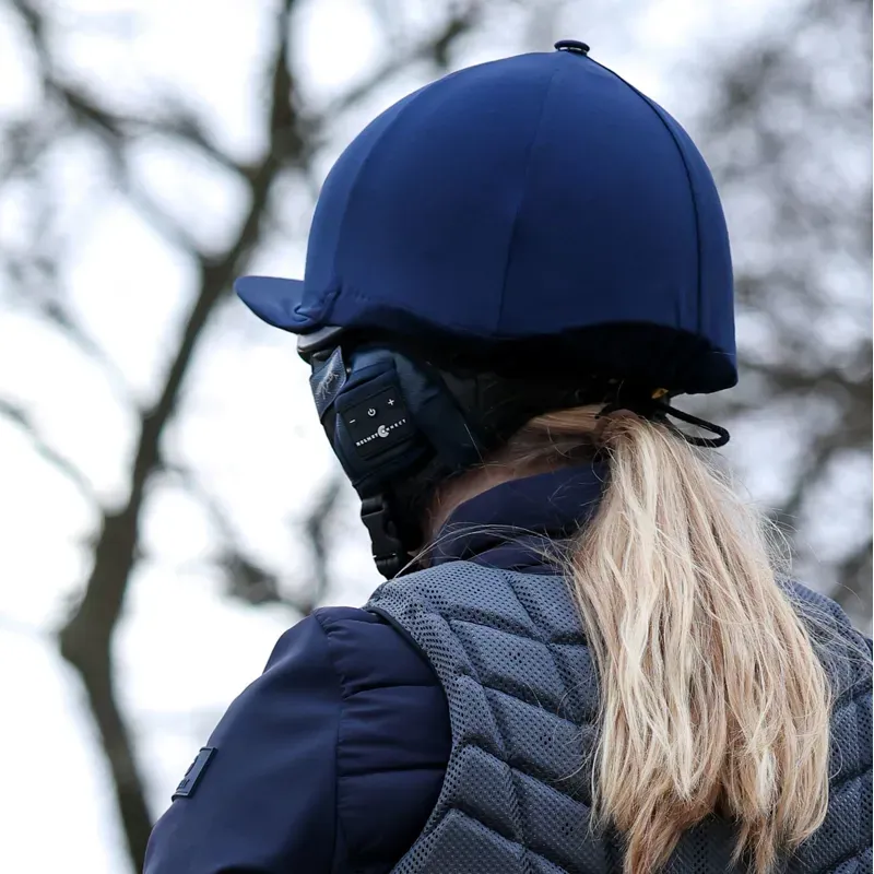 HelmetConnect Bluetooth Speaker Riding Hat Attachment - Navy-2