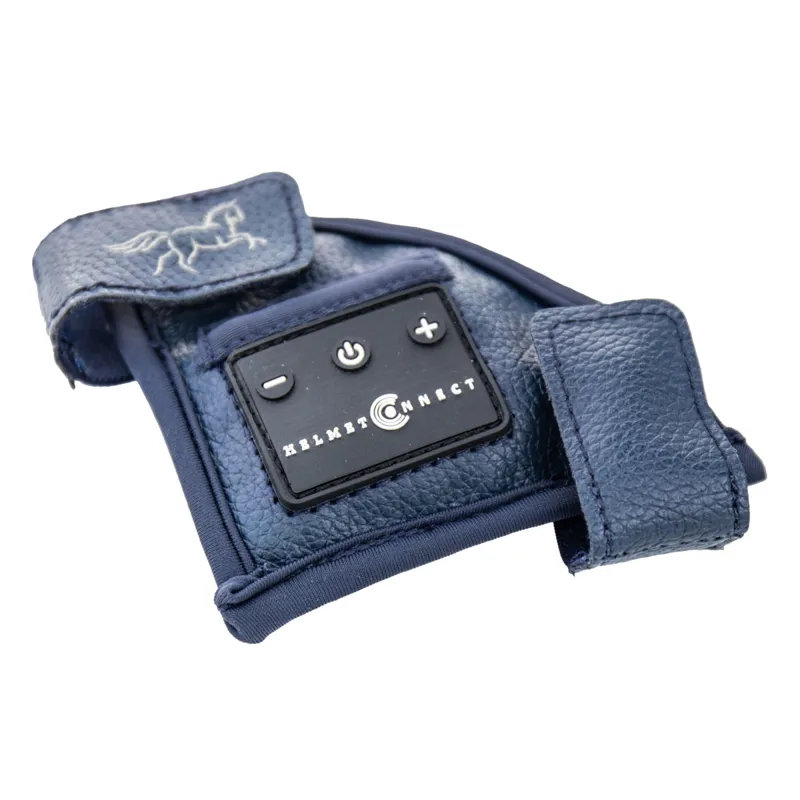 HelmetConnect Bluetooth Riding Hat Attachment - Navy/Elasticated-2