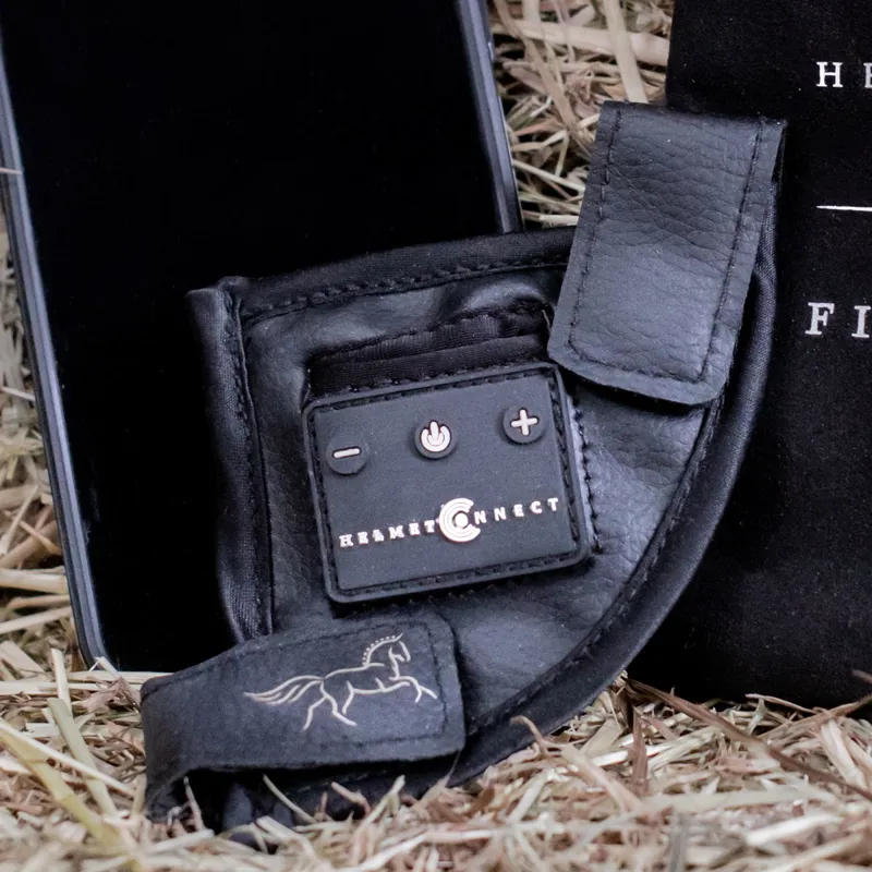 HelmetConnect Bluetooth Riding Hat Attachment - Black/Non-Elasticated-1