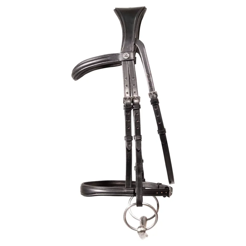 Henry James Cavesson Bridle - Black-1