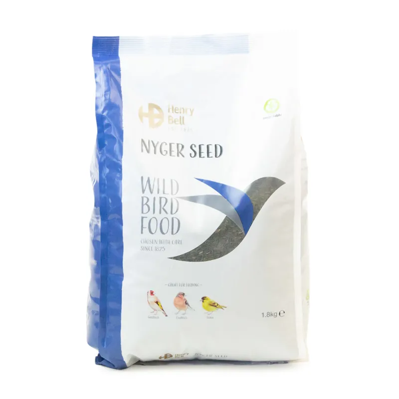 Henry Bell Nyger Seed Wild Bird Food - 1.8kg