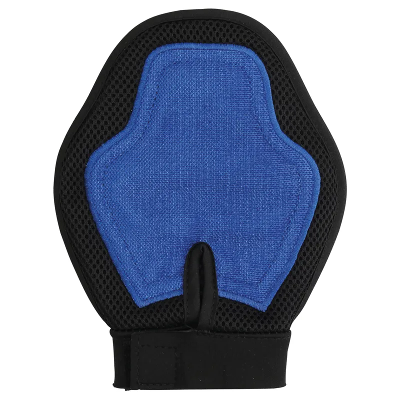 Horse Guard Grooming Mitt - Black/Blue-1