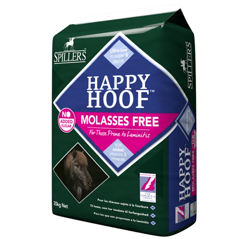Spillers Happy Hoof Molasses Free - 20kg