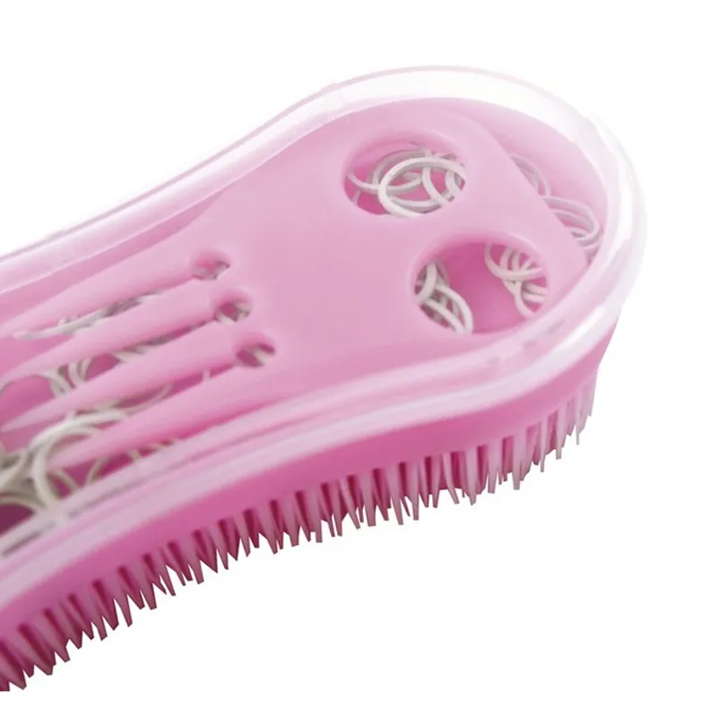 Hippo-Tonic Braiding Brush - Pink-1