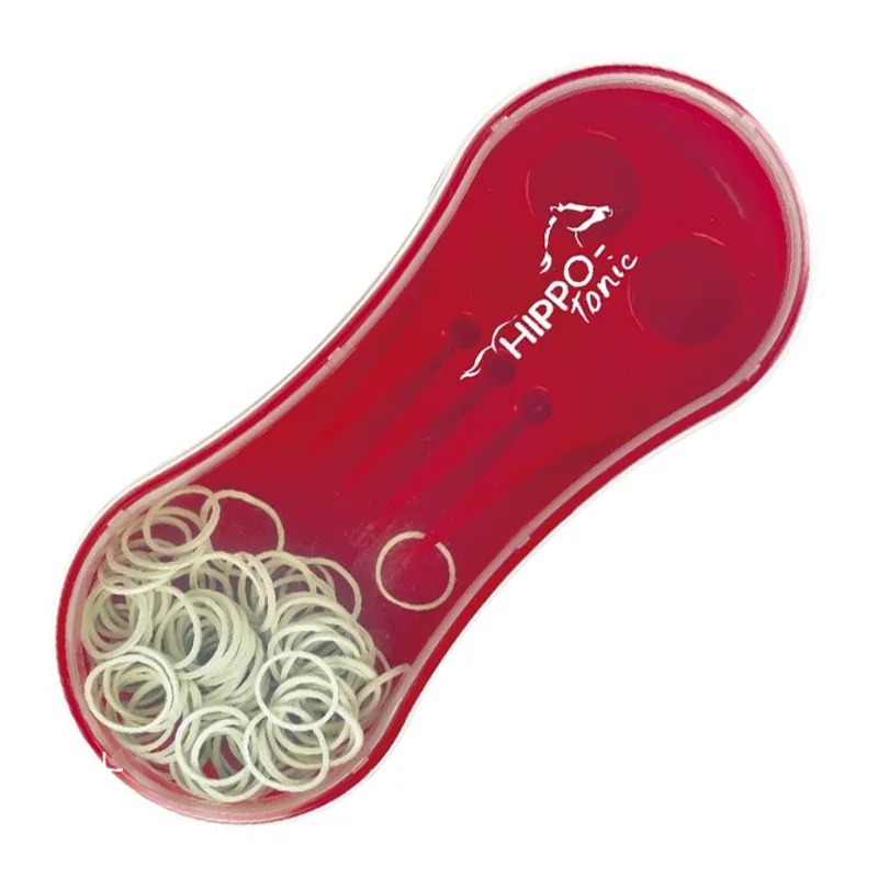 Hippo-Tonic Braiding Brush - Red