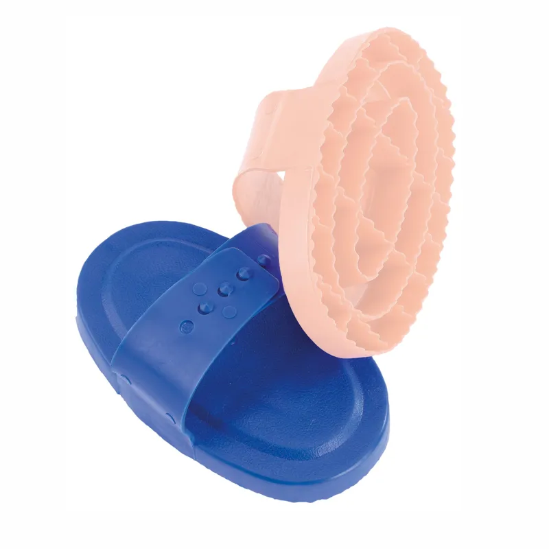 Hippo-Tonic Plastic Curry Comb - Blue