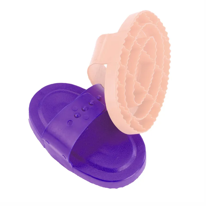 Hippo-Tonic Plastic Curry Comb - Purple