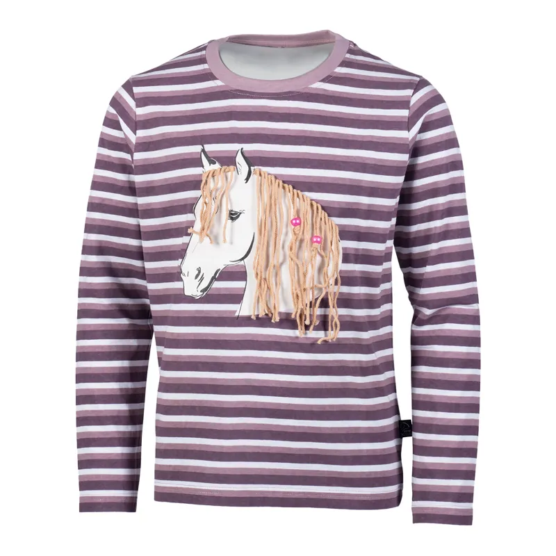 HKM Alva Junior Girls Long Sleeve T-Shirt - Lilac-1