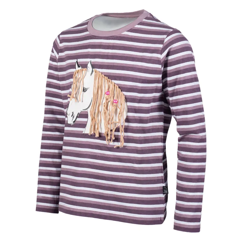 HKM Alva Junior Girls Long Sleeve T-Shirt - Lilac-3