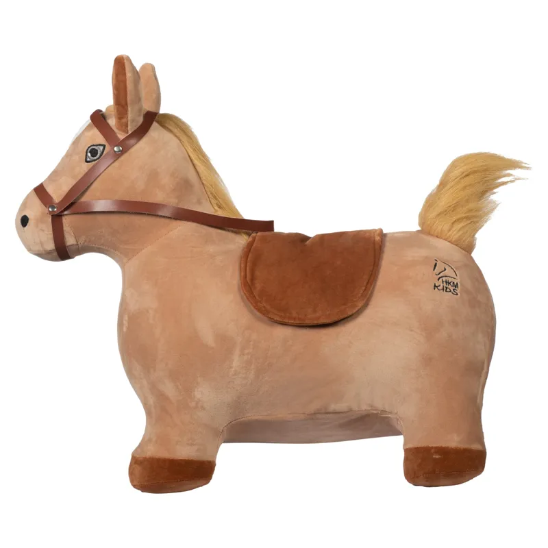 HKM Sit On Jumping Horse Space Hopper - Light Brown-1