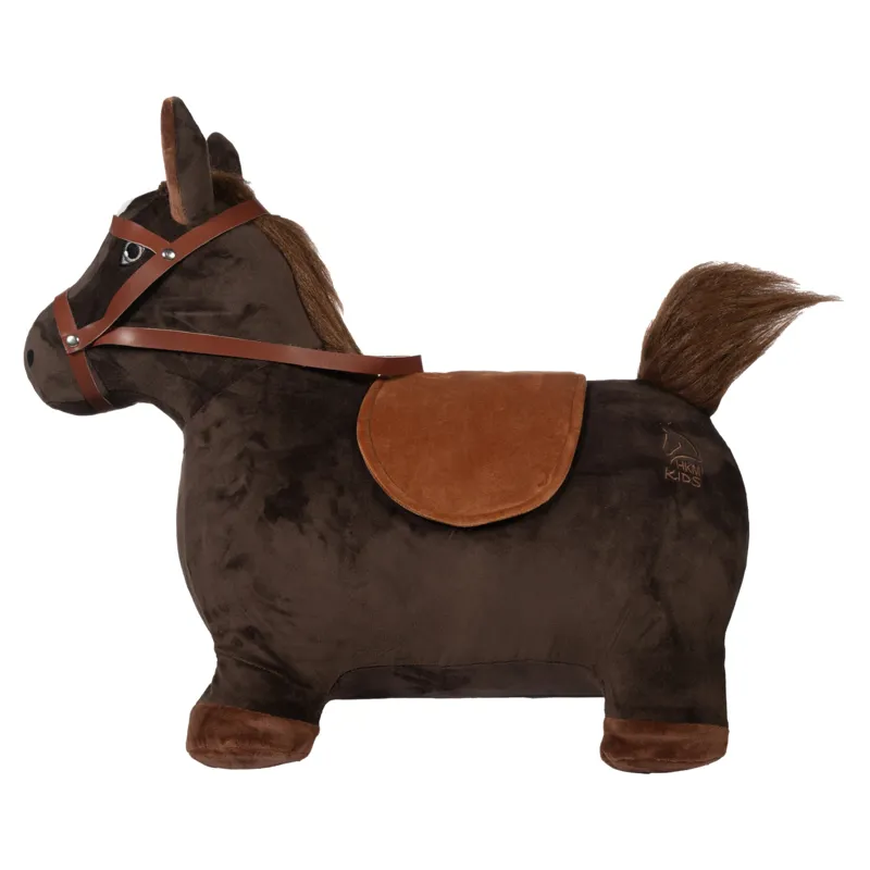 HKM Sit On Jumping Horse Space Hopper - Dark Brown-1