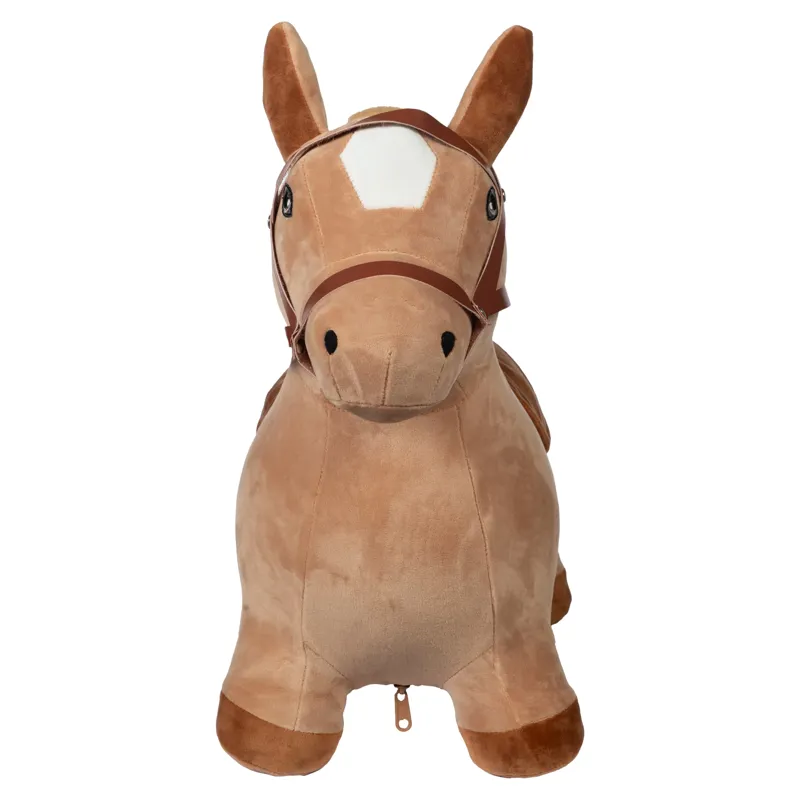 HKM Sit On Jumping Horse Space Hopper - Light Brown-2