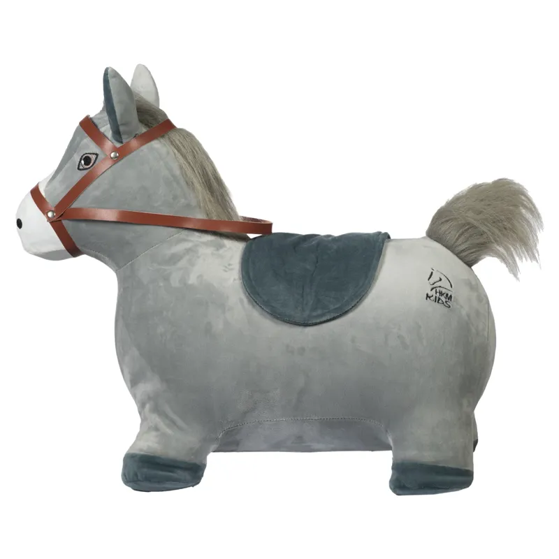 HKM Sit On Jumping Horse Space Hopper - Grey-1