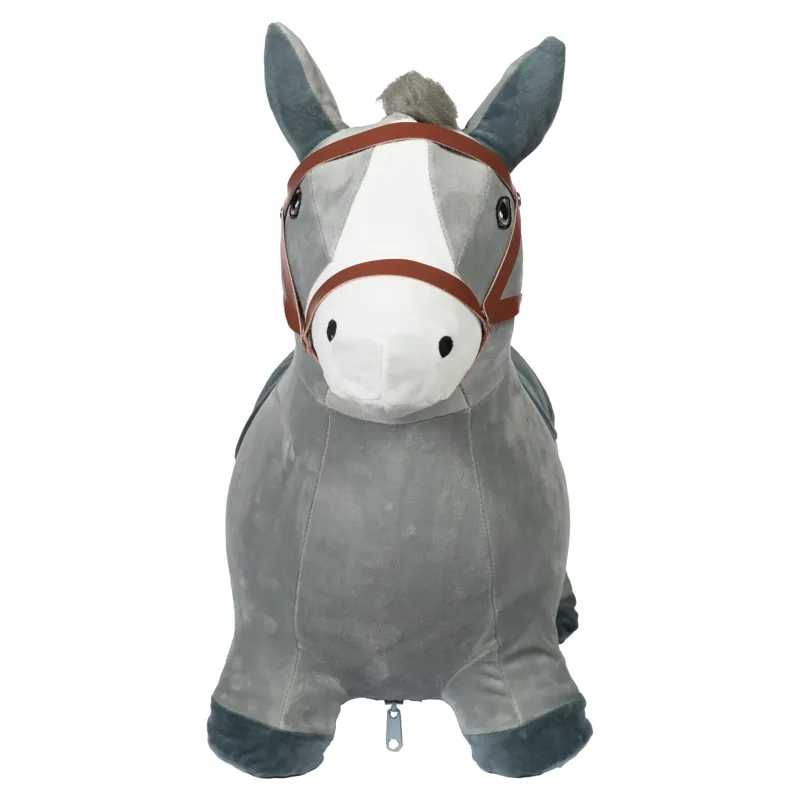 HKM Sit On Jumping Horse Space Hopper - Grey-2