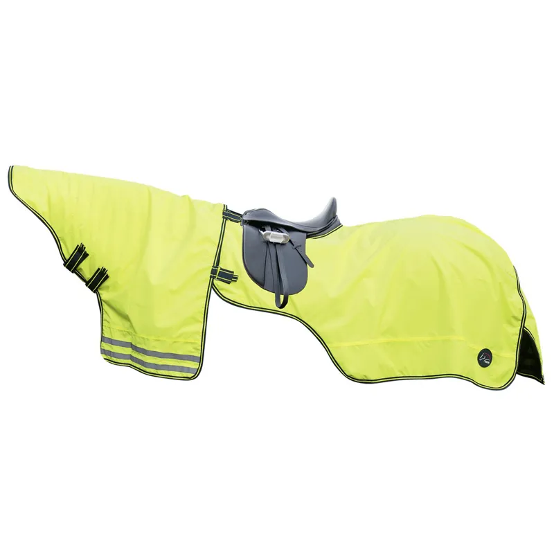 HKM Detachable Neck 600D Waterproof Exercise Rug - Neon Yellow-1