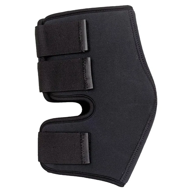 HKM Feel Warm Infared Technology Hock Protectors - Black-1