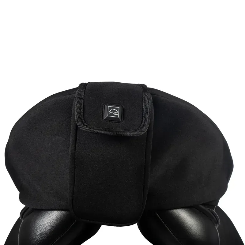 HKM Heated Ride On Jumping Saddle Cover - Black-3