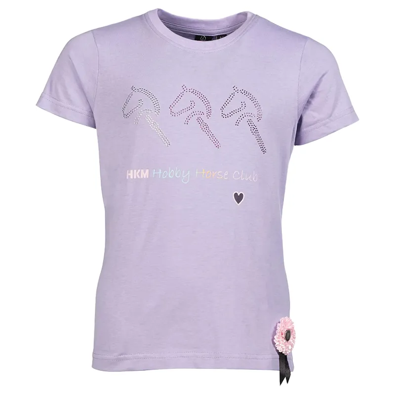 HKM Hobby Horse Junior Short Sleeve Tee - Lavender