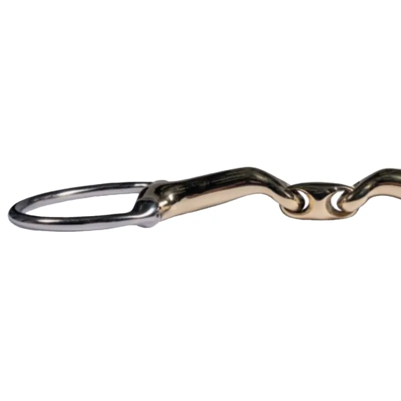 HKM High Curve Eggbutt with Lozenge Snaffle Bit-1
