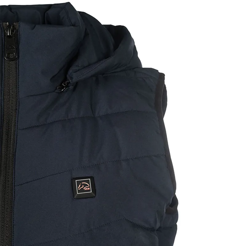 HKM High Temperature Womens Heated Gilet - Deep Blue-4
