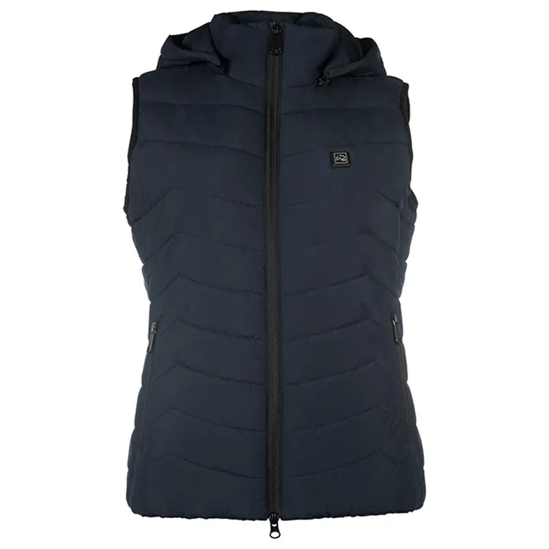 HKM High Temperature Womens Heated Gilet - Deep Blue-3