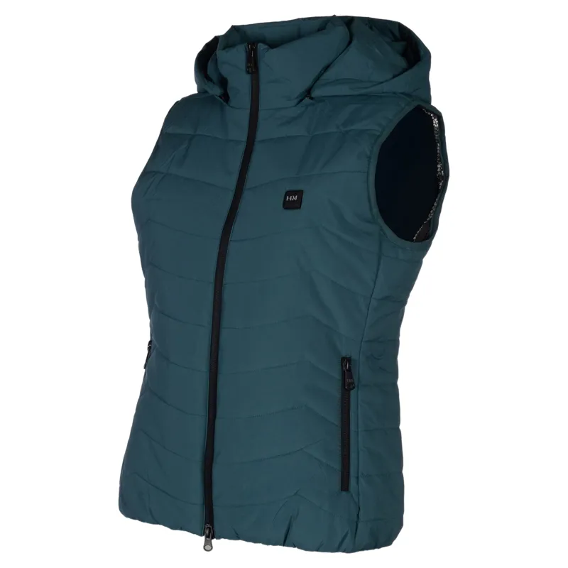HKM High Temperature Womens Heated Gilet - Petrol