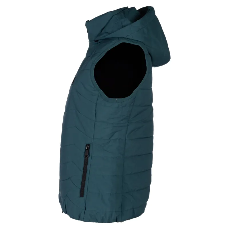 HKM High Temperature Womens Heated Gilet - Petrol-2