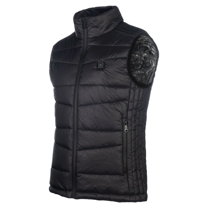 HKM Heat Control Mens Heated Gilet - Black-4