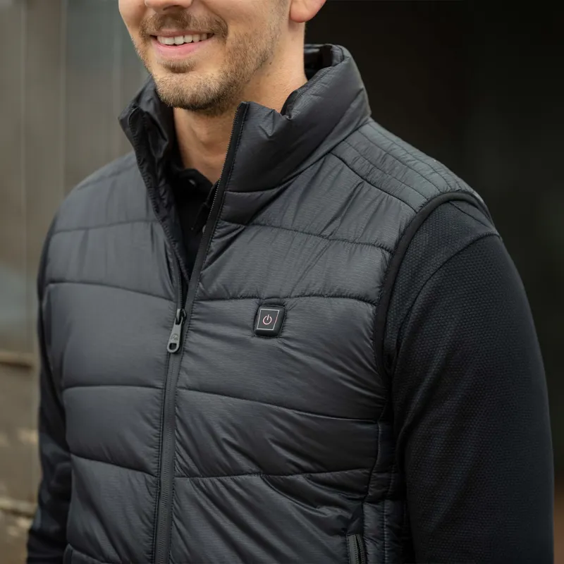 HKM Heat Control Mens Heated Gilet - Black-6
