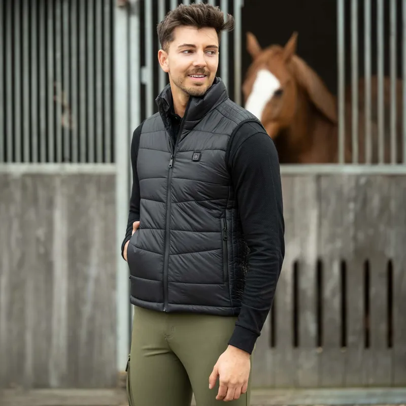 HKM Heat Control Mens Heated Gilet - Black