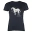 HKM Sparkle Horse Junior Girls T-Shirt - Black