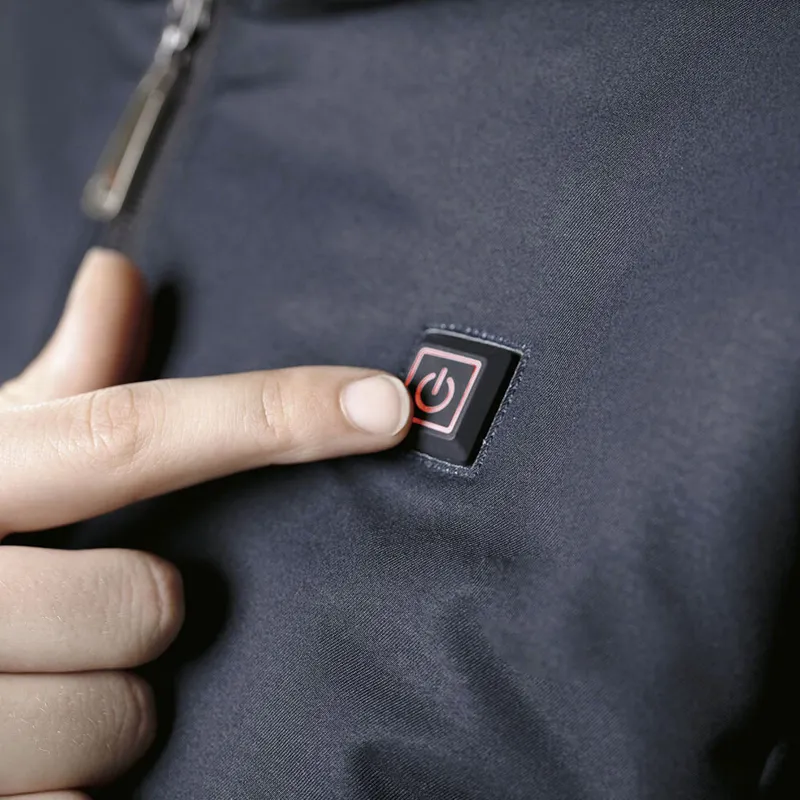 HKM Elegance Womens Long Heated Jacket - Black-1