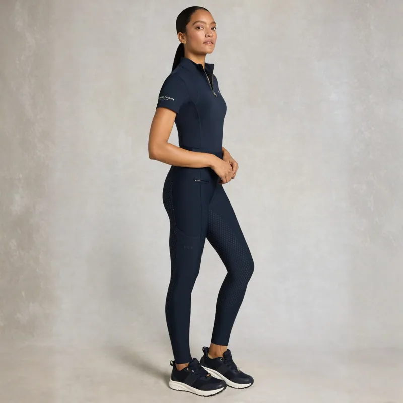 Holland Cooper Chatsworth Pull On Womens Riding Tights - Ink Blue-8