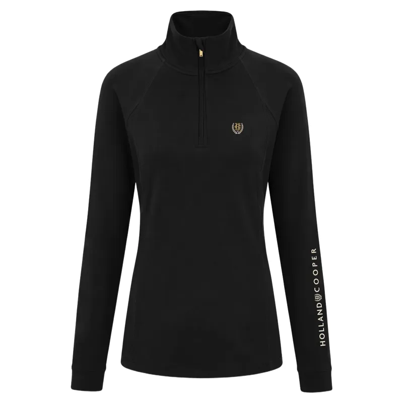 Holland Cooper Cranborne Womens Thermal Base Layer - Black