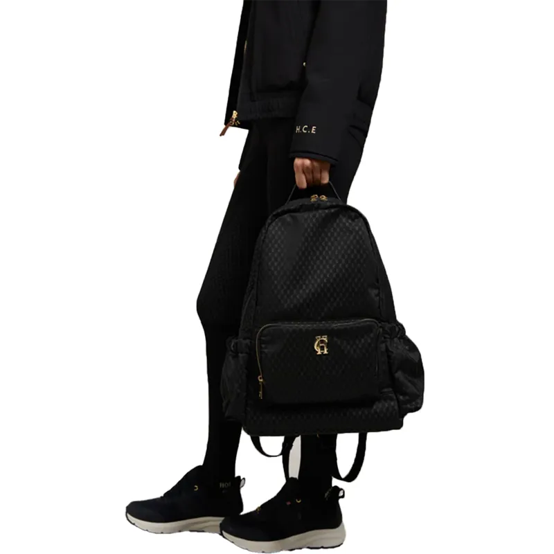 Holland Cooper Burghley Backpack - Black Monogram-3