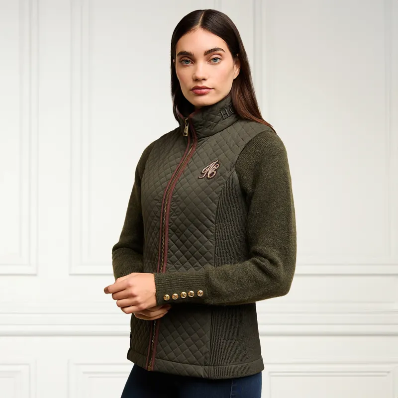 Holland Cooper Cambridge Ladies Gilet - Dark Olive-3