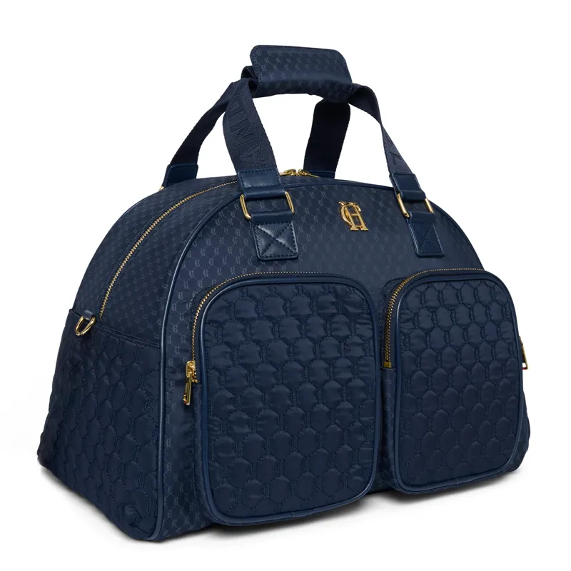 Holland Cooper Chiltern Kit Bag - Ink Navy Monogram-1