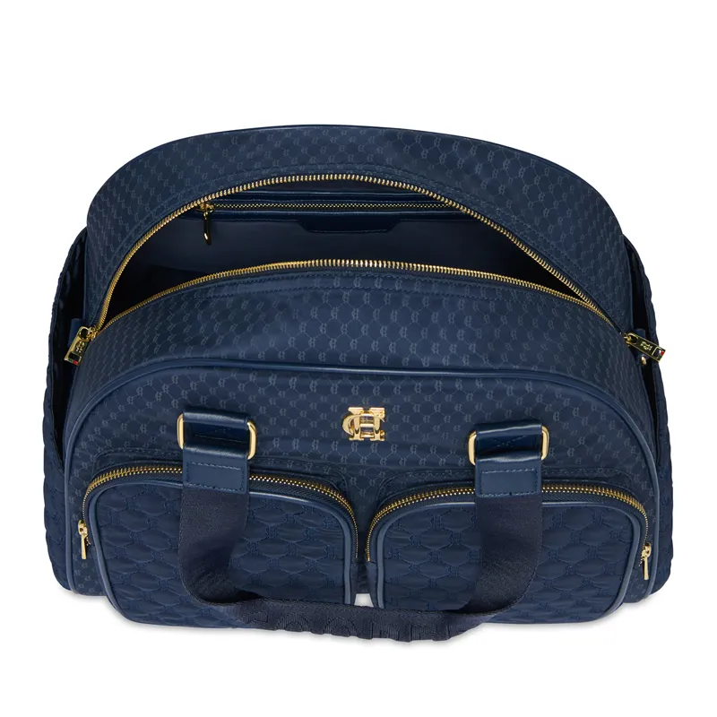 Holland Cooper Chiltern Kit Bag - Ink Navy Monogram-3