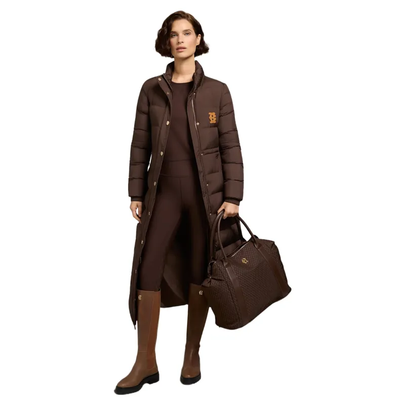 Holland Cooper Chiltern Crew Neck Womens Top - Walnut-2