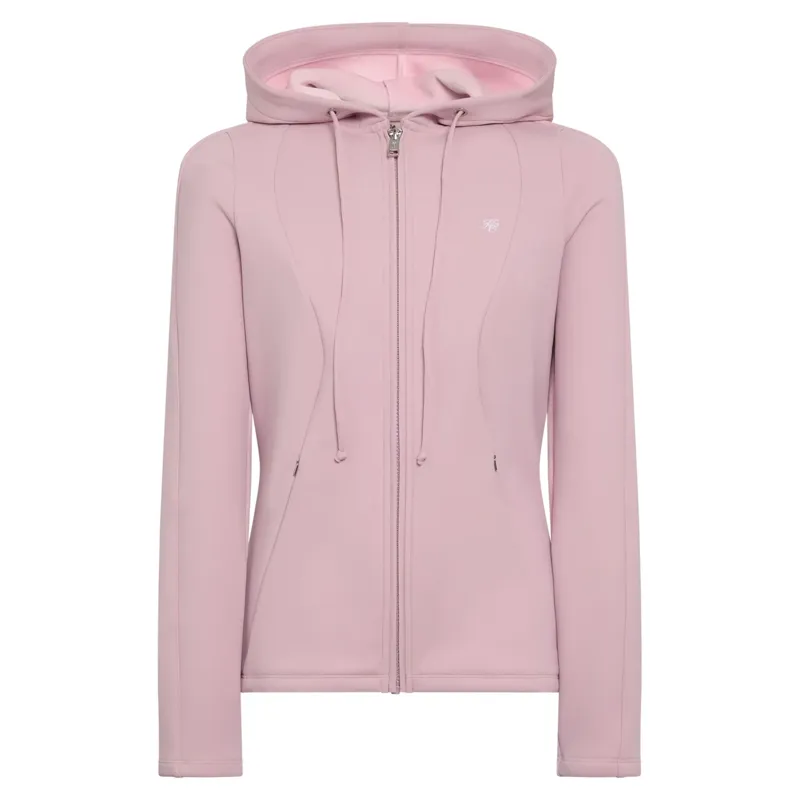 Holland Cooper Chiltern Womens Zip Hoodie - Dawn Pink-1