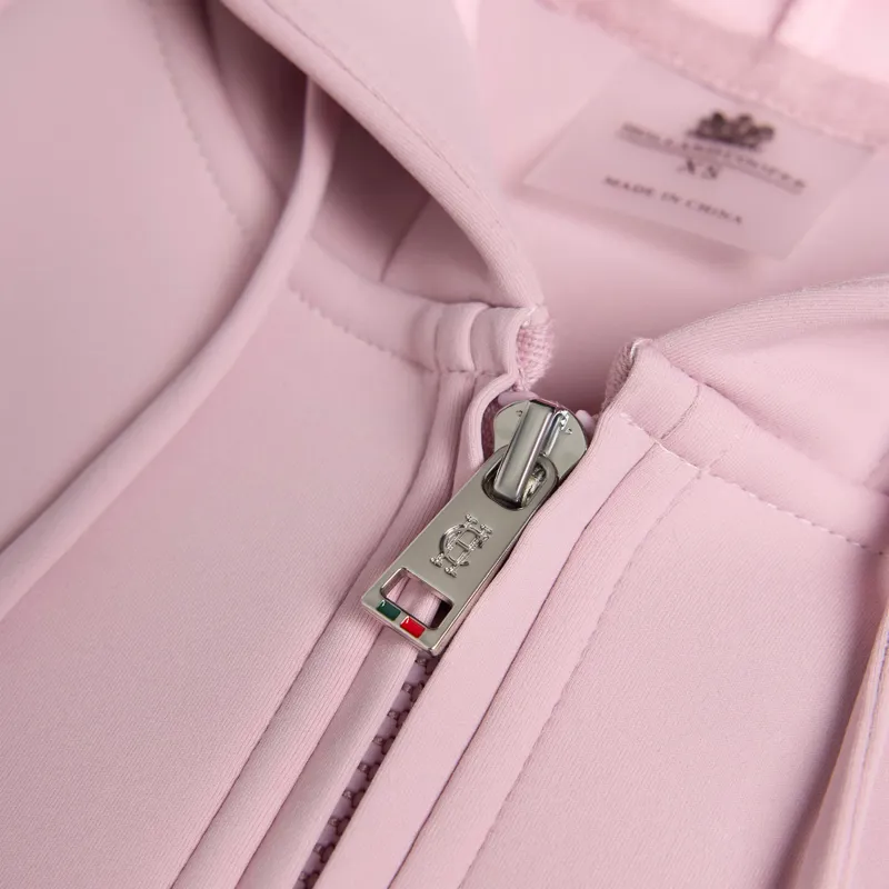 Holland Cooper Chiltern Womens Zip Hoodie - Dawn Pink-4