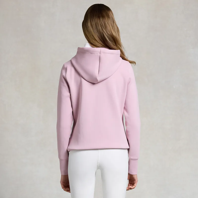 Holland Cooper Crystal Womens Hoodie - Dawn Pink-2