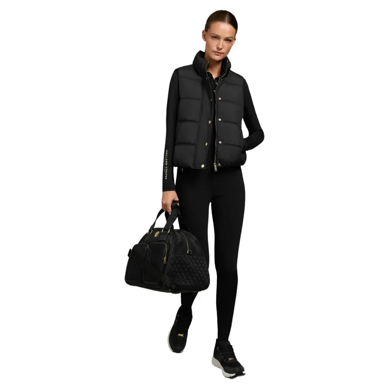 Holland Cooper Chiltern Long Sleeve Womens Polo Shirt - Black-5